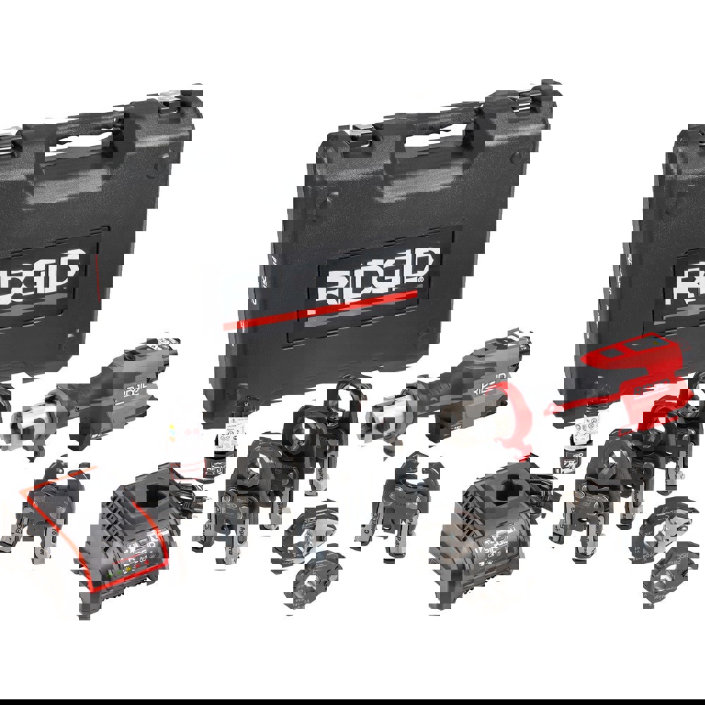 Benders, Crimpers & Pressers; Crimper Type: Press Tool Kit ; Maximum Pipe Capacity (Inch): 1-1/4 ; Battery Size: 12V ; Battery Chemistry: Lithium-ion