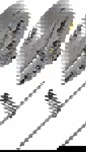 Self-Centering Manual Lathe Chuck: 3-Jaw, 6-1/4