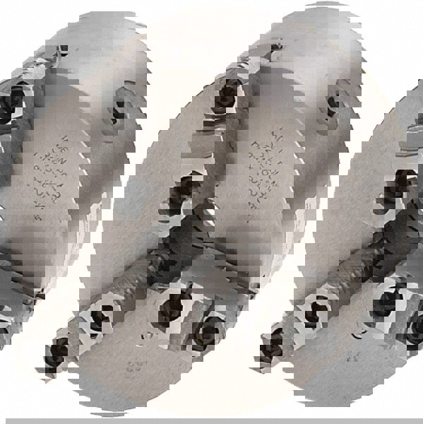 Self-Centering Manual Lathe Chuck: 3-Jaw, 6-1/4