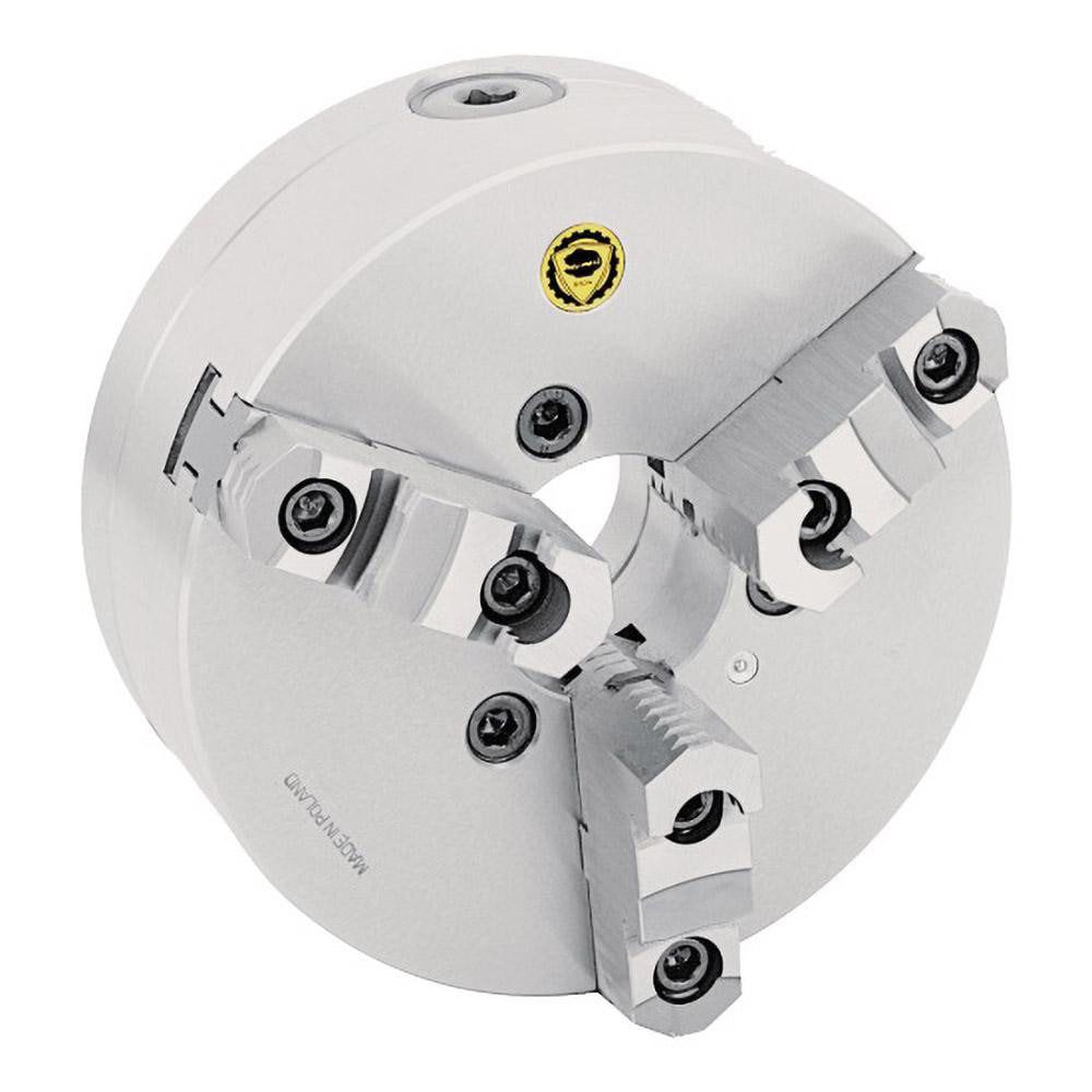 Self-Centering Manual Lathe Chuck: 3-Jaw, 20