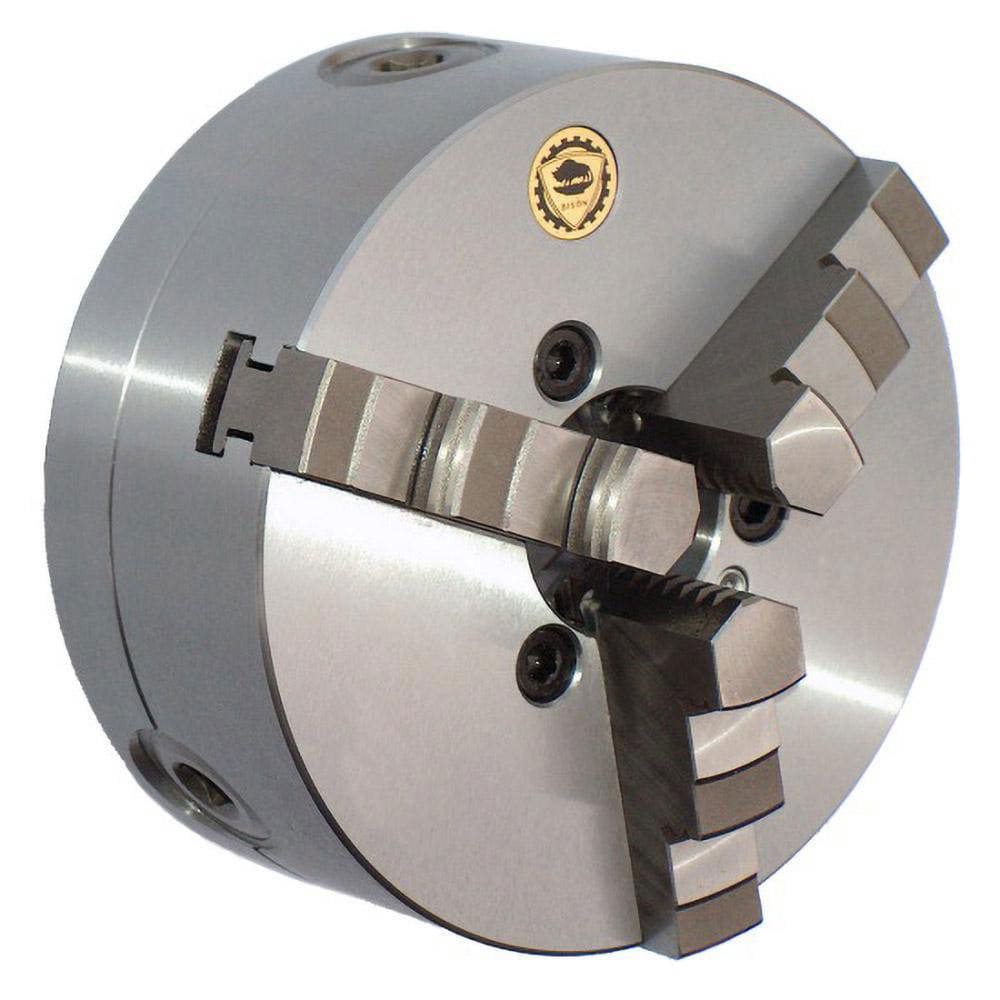 Self-Centering Manual Lathe Chuck: 3-Jaw, 4.92