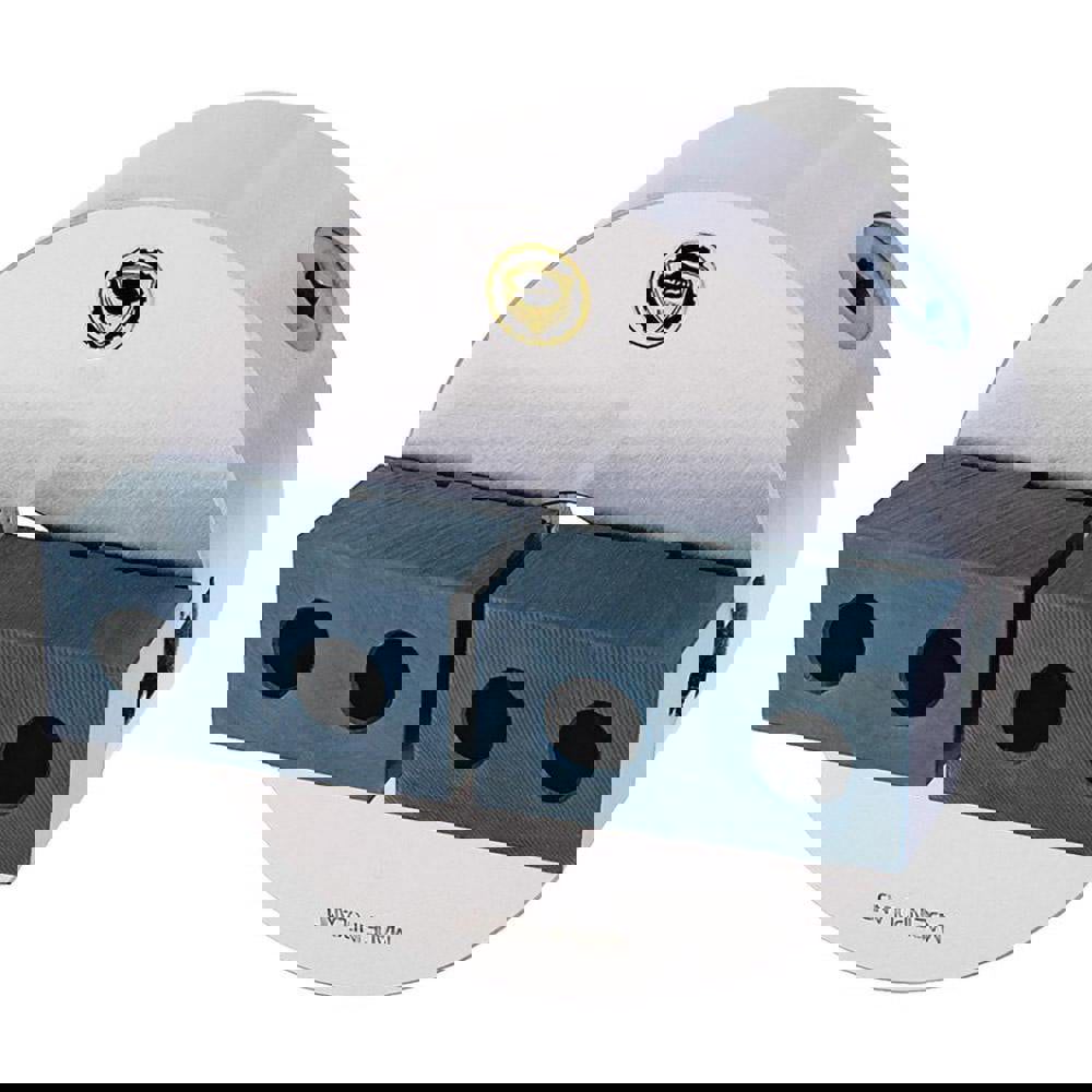 Self-Centering Manual Lathe Chuck: 2-Jaw, 6-1/4