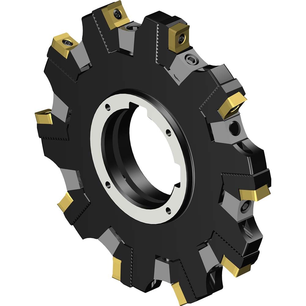 Indexable Slotting Cutter: 125 mm Cutter Dia, Arbor Hole Connection, 7.6 mm Max Depth of Cut, 40 mm Hole