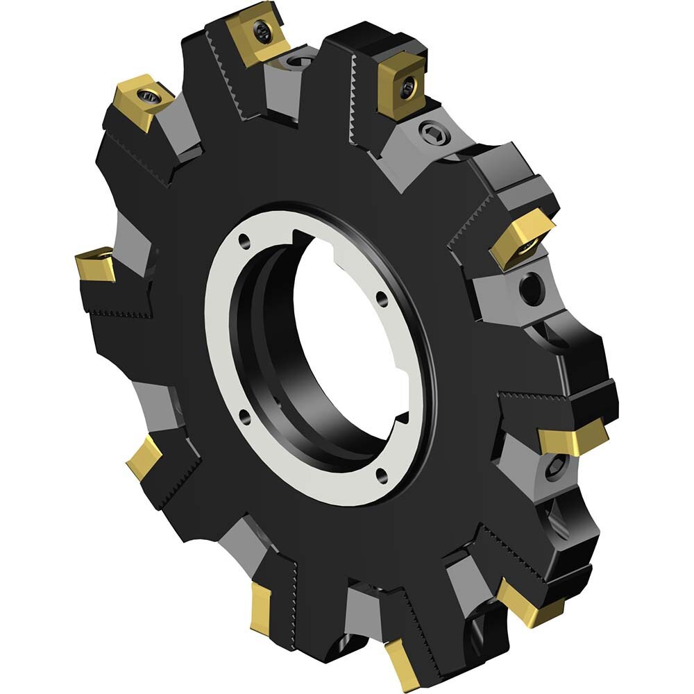 Indexable Slotting Cutter: 125 mm Cutter Dia, Arbor Hole Connection, 7.6 mm Max Depth of Cut, 40 mm Hole