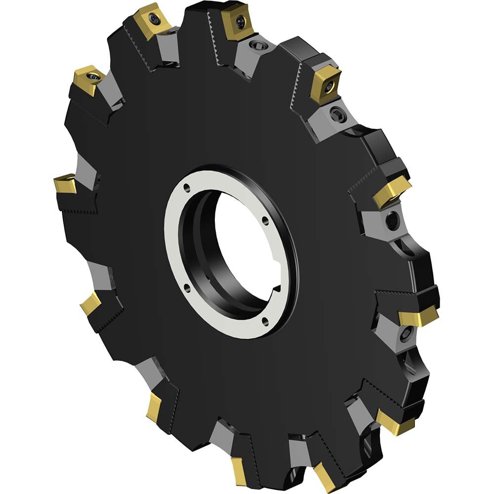 Indexable Slotting Cutter: 160 mm Cutter Dia, Arbor Hole Connection, 7.6 mm Max Depth of Cut, 40 mm Hole