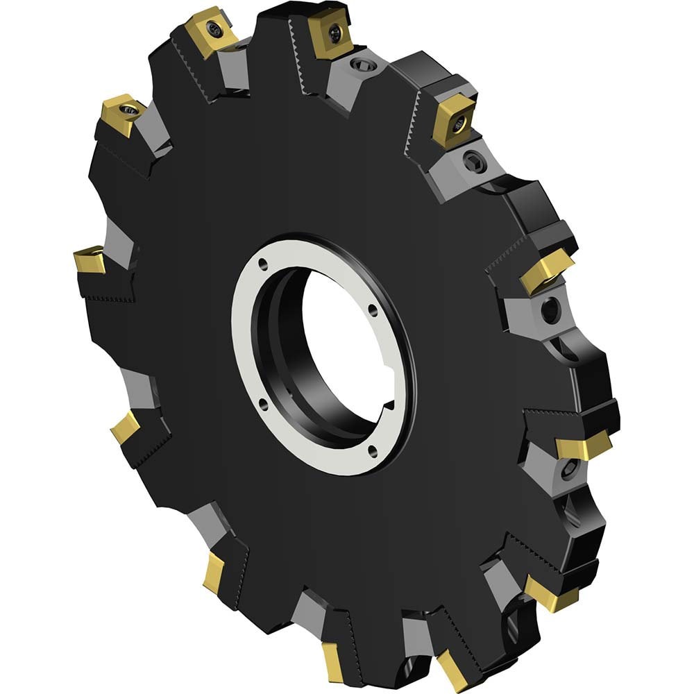 Indexable Slotting Cutter: 160 mm Cutter Dia, Arbor Hole Connection, 7.6 mm Max Depth of Cut, 40 mm Hole
