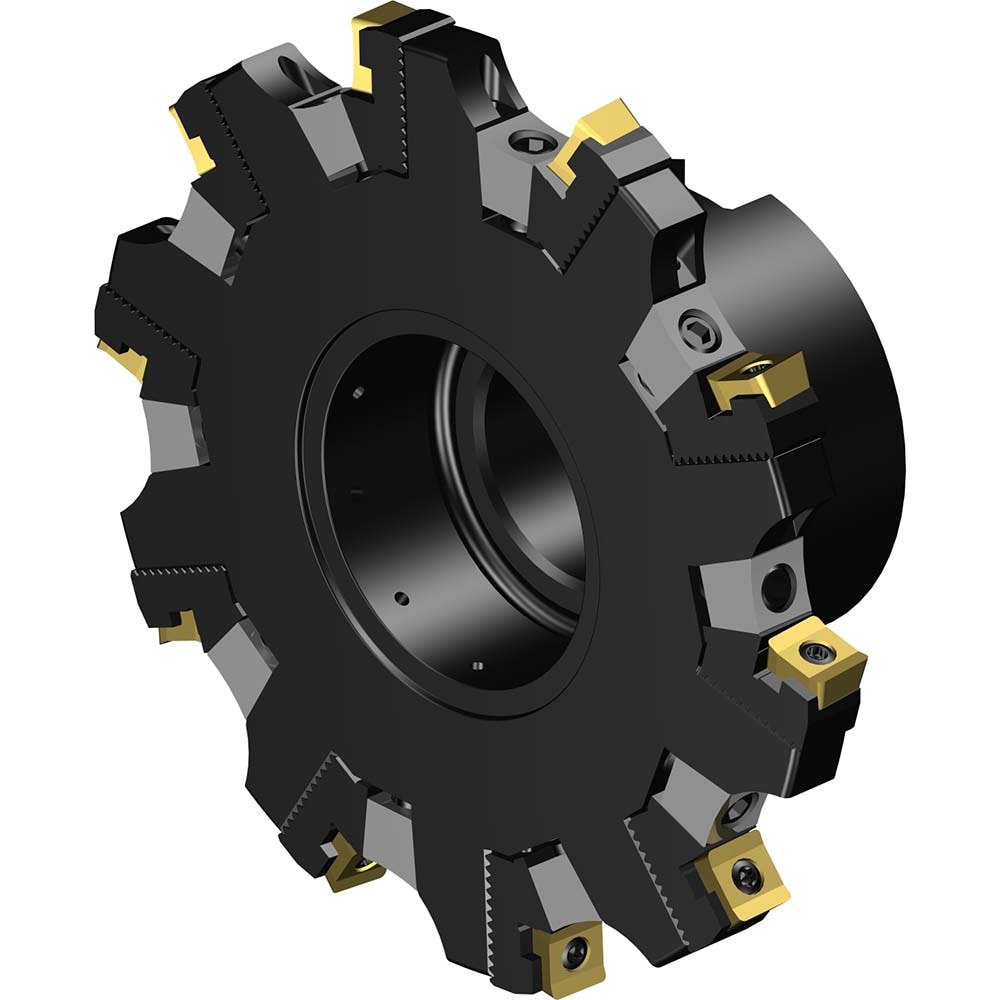 Indexable Slotting Cutter: 125 mm Cutter Dia, Arbor Hole Connection, 7.6 mm Max Depth of Cut, 32 mm Hole