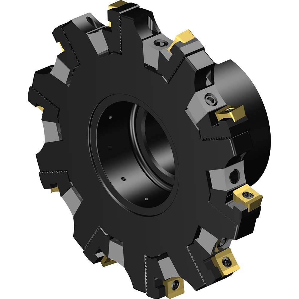 Indexable Slotting Cutter: 125 mm Cutter Dia, Arbor Hole Connection, 7.6 mm Max Depth of Cut, 32 mm Hole