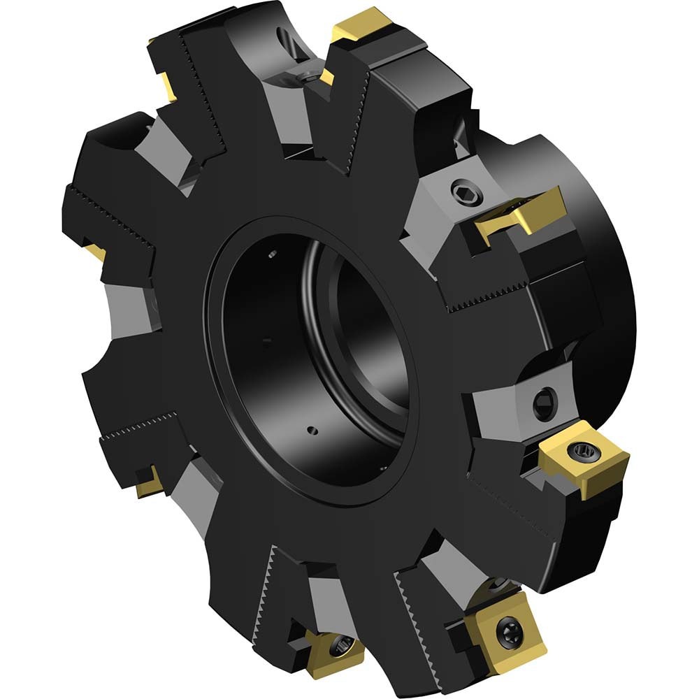 Indexable Slotting Cutter: 125 mm Cutter Dia, Arbor Hole Connection, 10.6 mm Max Depth of Cut, 32 mm Hole