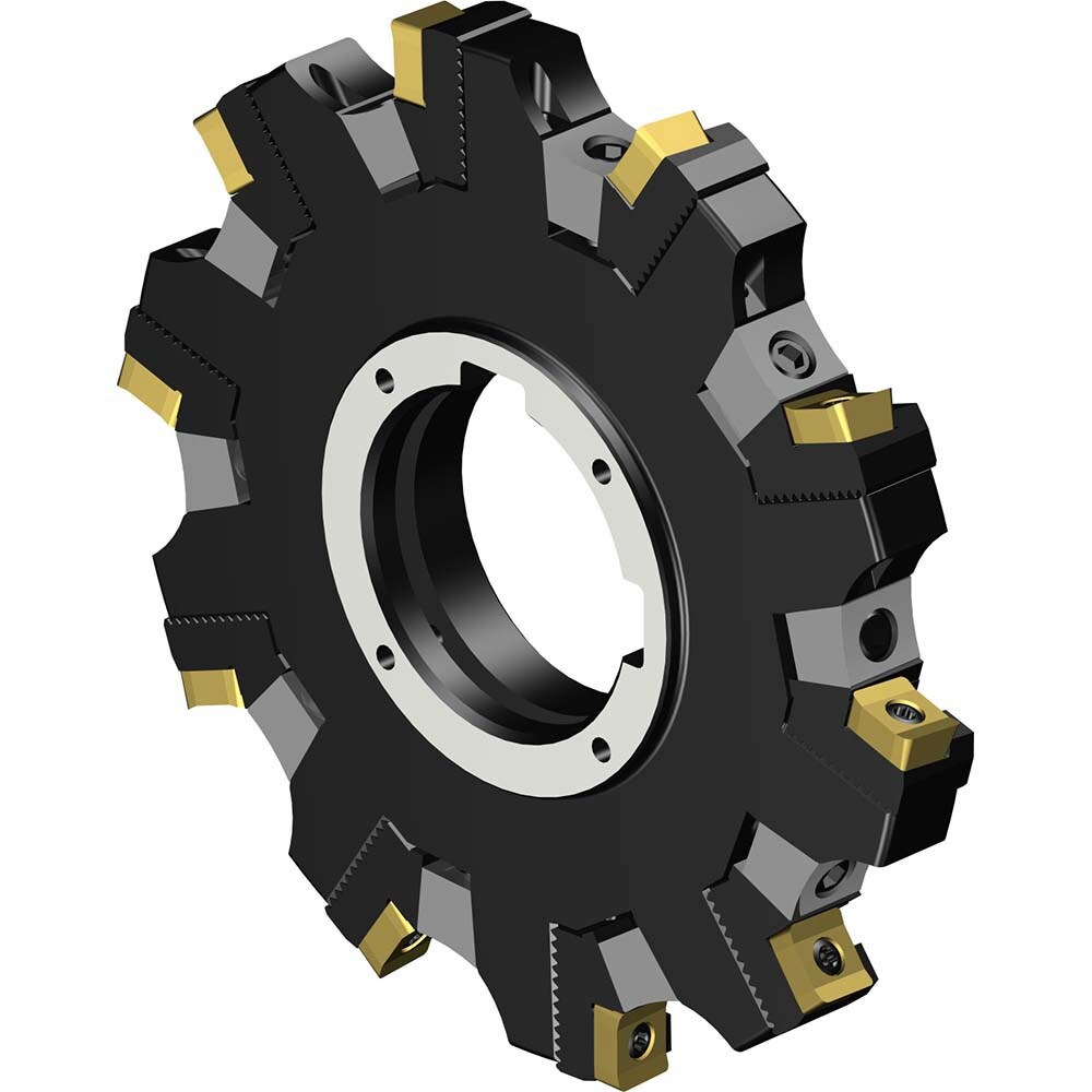 Indexable Slotting Cutter: 125 mm Cutter Dia, Arbor Hole Connection, 7.6 mm Max Depth of Cut, 40 mm Hole