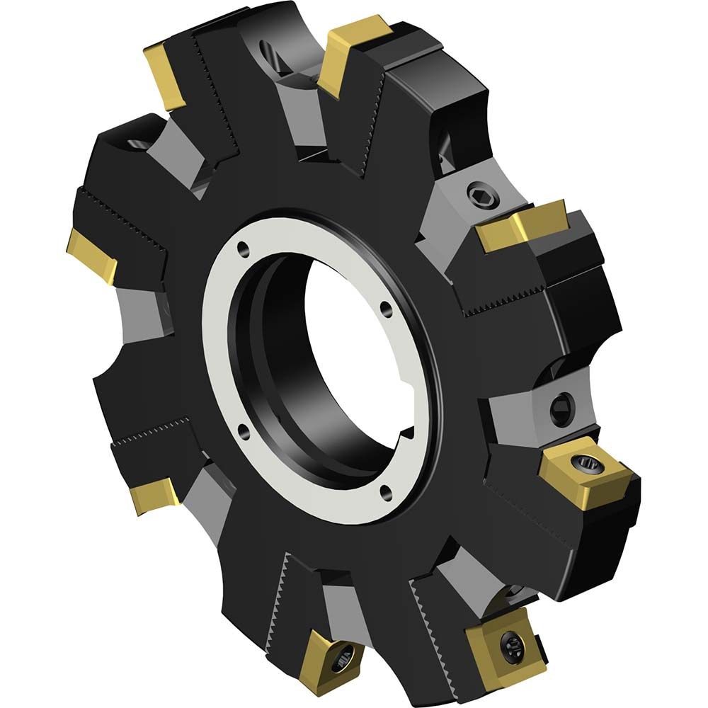 Indexable Slotting Cutter: 125 mm Cutter Dia, Arbor Hole Connection, 10.6 mm Max Depth of Cut, 40 mm Hole