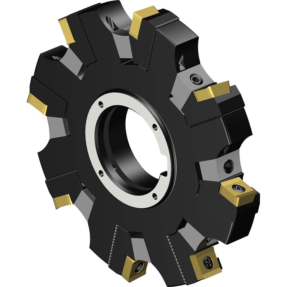 Indexable Slotting Cutter: 127 mm Cutter Dia, Arbor Hole Connection, 0.417