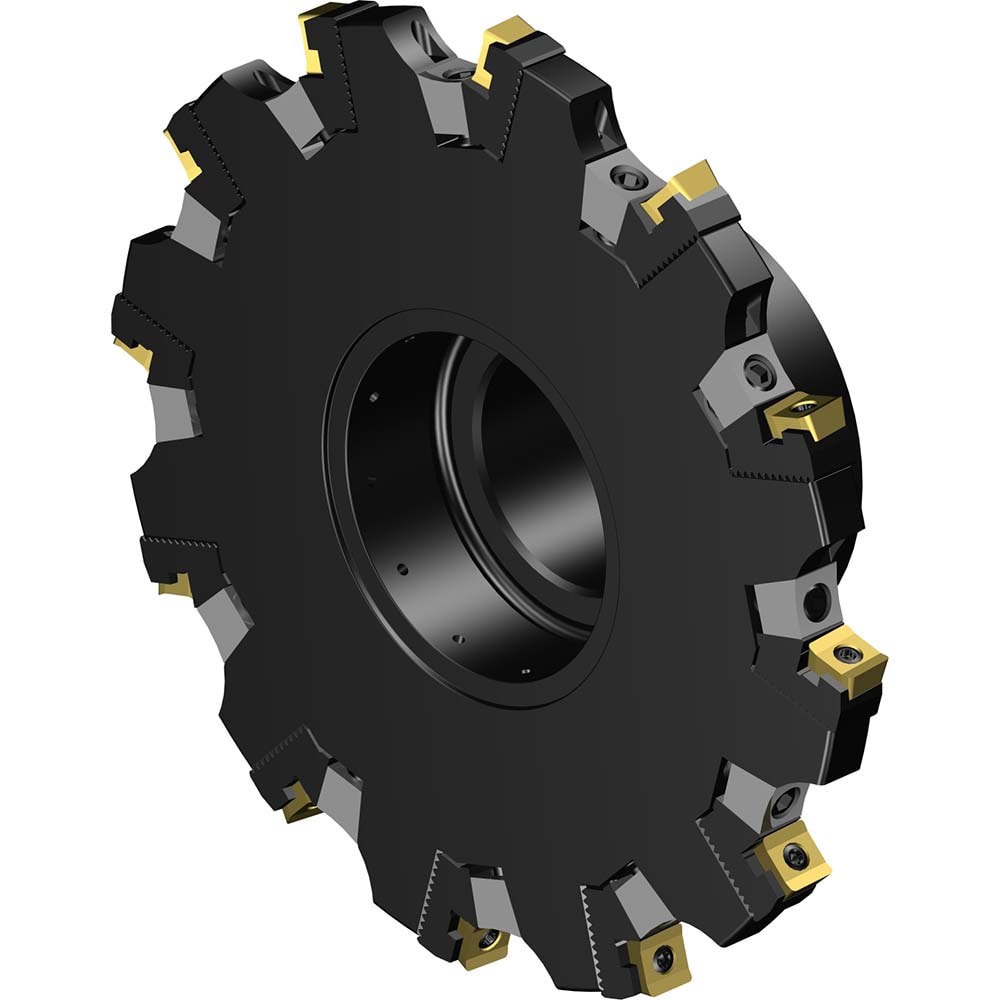 Indexable Slotting Cutter: 160 mm Cutter Dia, Arbor Hole Connection, 7.6 mm Max Depth of Cut, 40 mm Hole