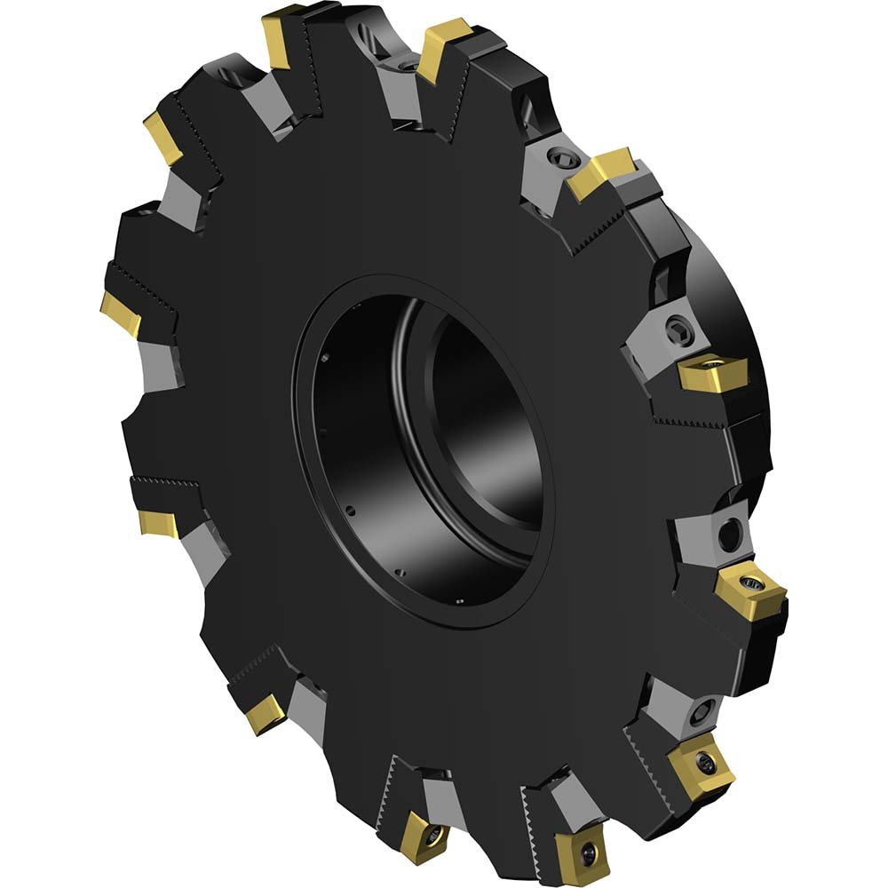 Indexable Slotting Cutter: 160 mm Cutter Dia, Arbor Hole Connection, 7.6 mm Max Depth of Cut, 40 mm Hole