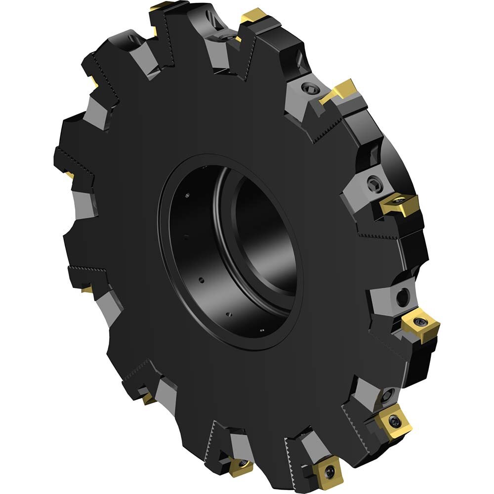 Indexable Slotting Cutter: 160 mm Cutter Dia, Arbor Hole Connection, 7.6 mm Max Depth of Cut, 40 mm Hole