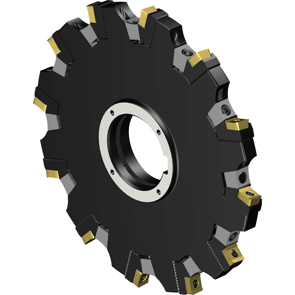 Indexable Slotting Cutter: 160 mm Cutter Dia, Arbor Hole Connection, 7.6 mm Max Depth of Cut, 40 mm Hole