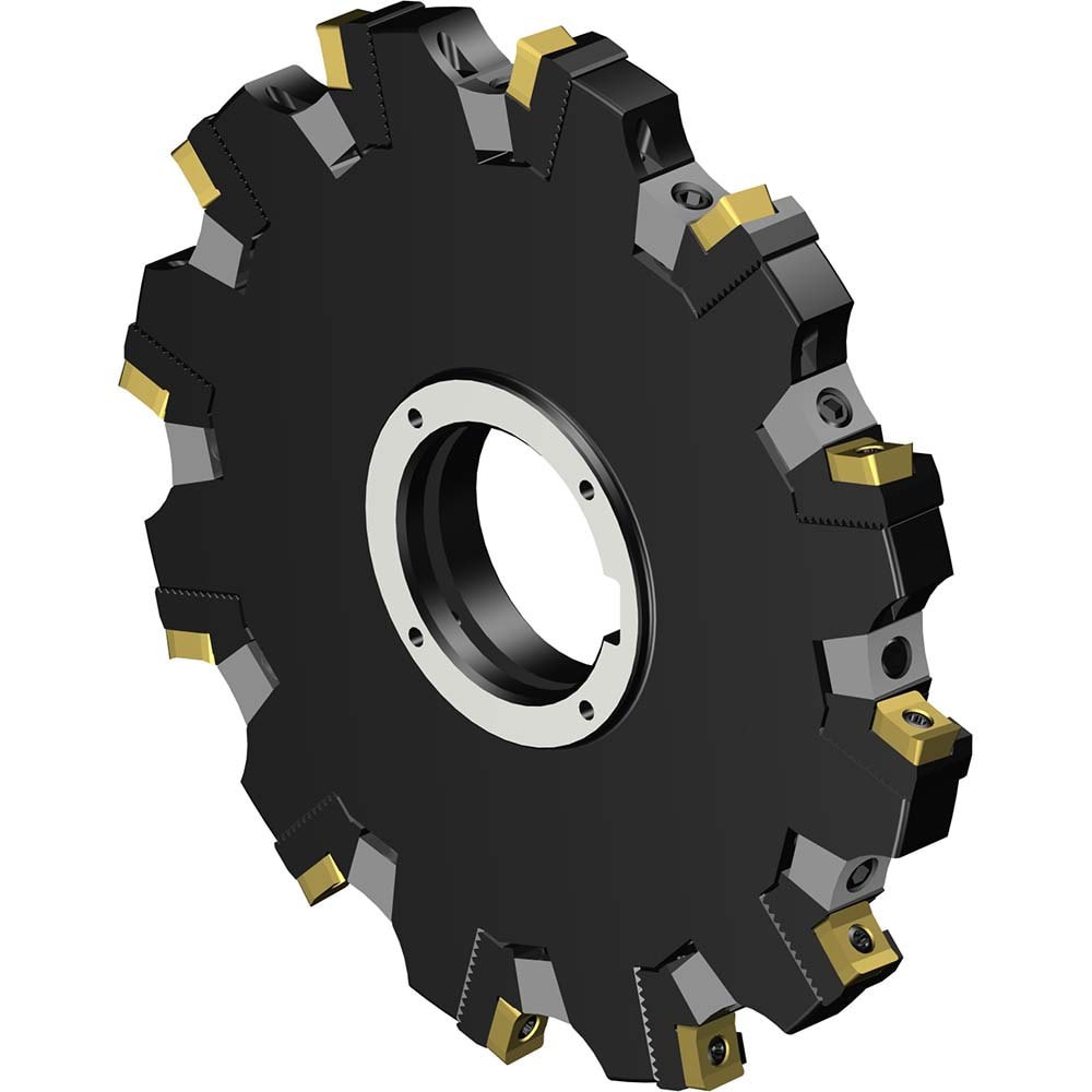 Indexable Slotting Cutter: 160 mm Cutter Dia, Arbor Hole Connection, 7.6 mm Max Depth of Cut, 40 mm Hole