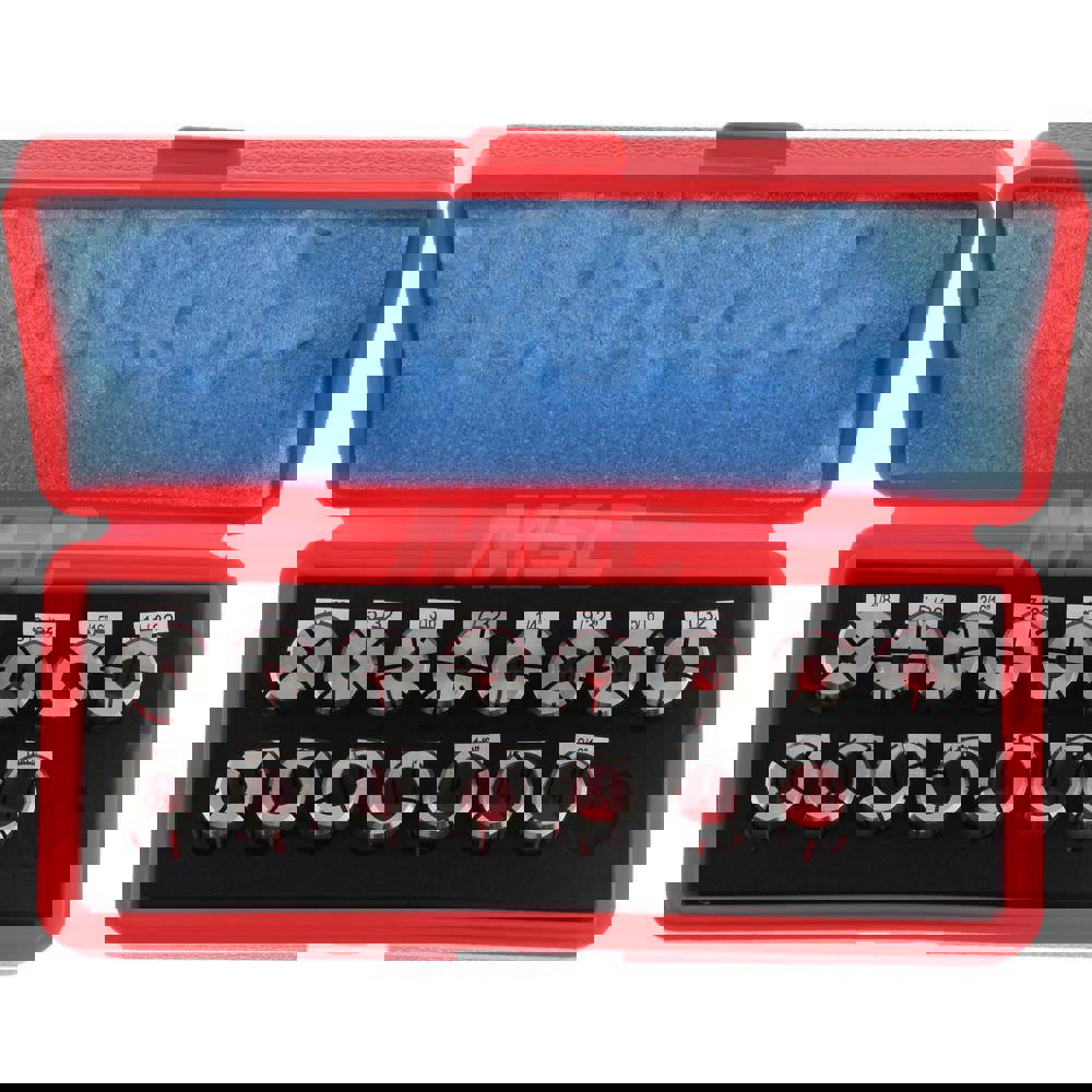 Collet Set: 15 Pc, Series DA100, 1/8 to 9/16