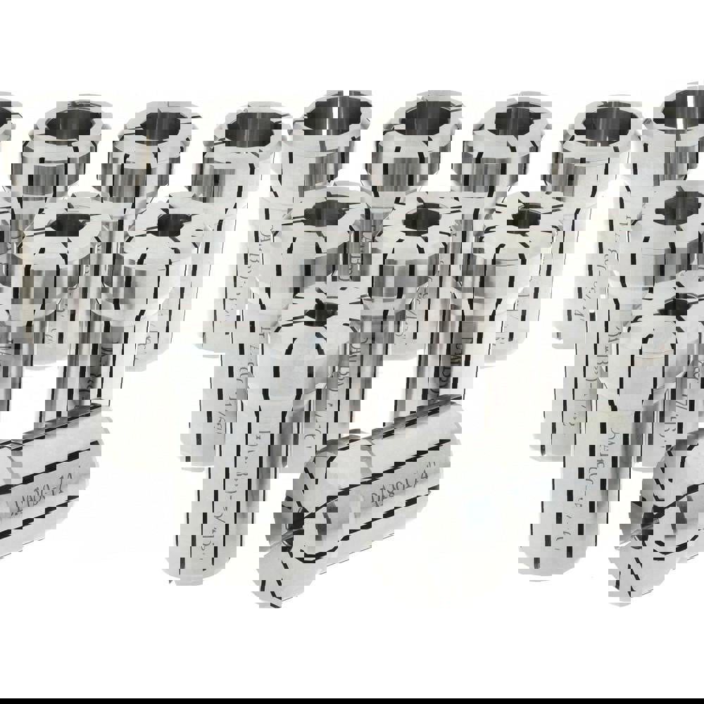 Collet Set: 9 Pc, Series DA180, 1/4 to 3/4