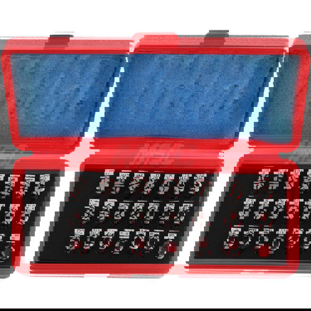 Collet Set: 21 Pc, Series DA200, 1/16 to 3/8