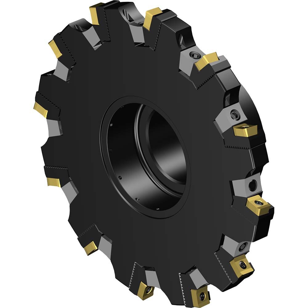 Indexable Slotting Cutter: 160 mm Cutter Dia, Arbor Hole Connection, 7.6 mm Max Depth of Cut, 40 mm Hole