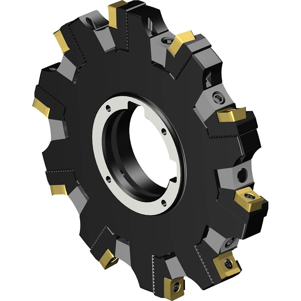 Indexable Slotting Cutter: 127 mm Cutter Dia, Arbor Hole Connection, 0.299