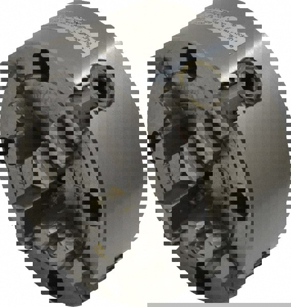 Independent Manual Lathe Chuck: 4-Jaw, 3-1/2