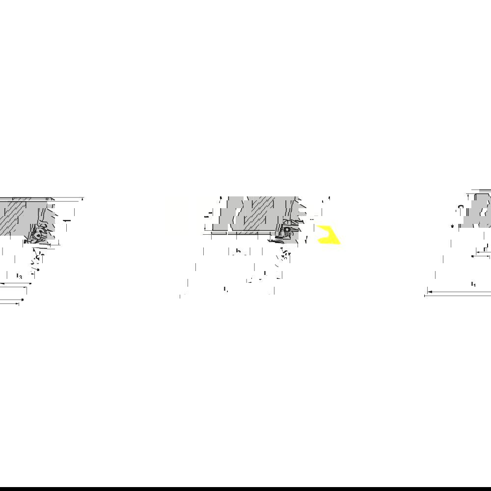 Indexable Turning Toolholders; Toolholder Style: DDJNL ; Lead Angle: 93.000 ; Insert Holding Method: Wedge ; Shank Height (Inch): 1-1/2 ; Overall Length (Decimal Inch): 7.0000 ; Rake: Negative