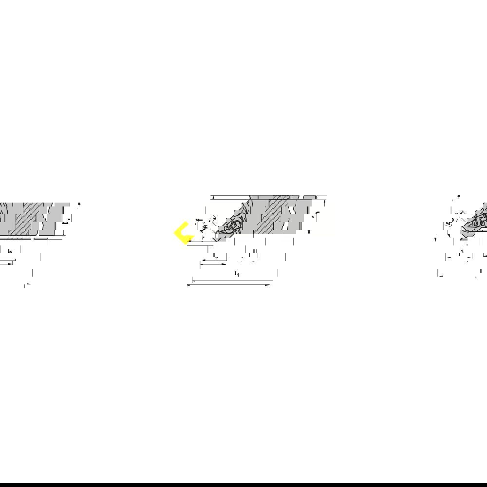 Indexable Turning Toolholders; Toolholder Style: DSSNR ; Lead Angle: 45.000 ; Insert Holding Method: Wedge ; Shank Width (Inch): 3/4 ; Shank Height (Inch): 3/4 ; Overall Length (Decimal Inch): 4.5000