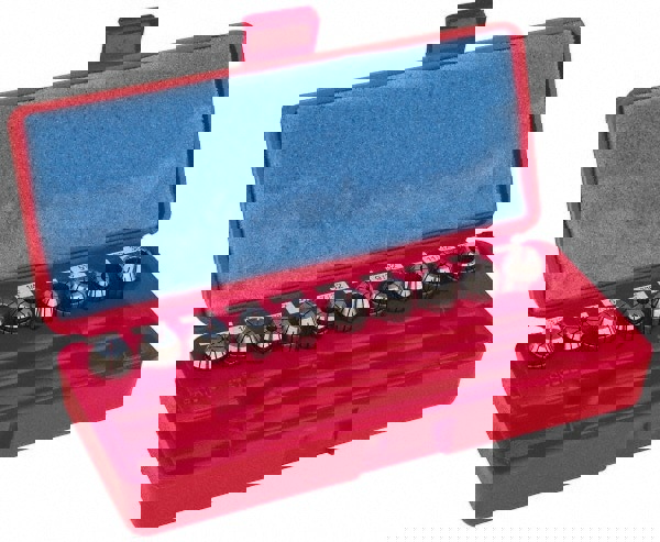 Collet Set: 10 Pc, Series ER16, 3/8