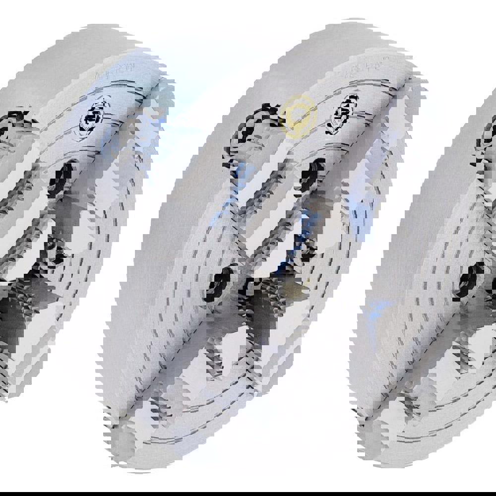 Independent Manual Lathe Chuck: 4-Jaw, 15-3/4