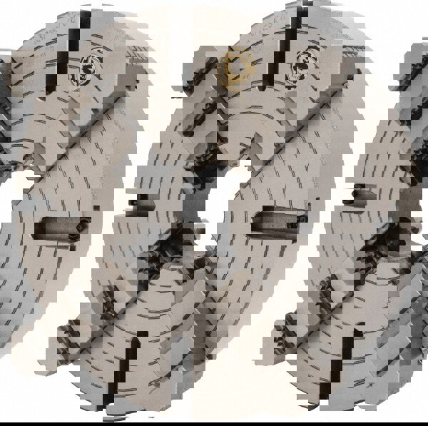 Independent Manual Lathe Chuck: 4-Jaw, 12-1/2