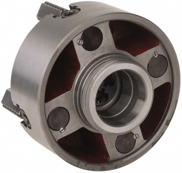 Independent Manual Lathe Chuck: 4-Jaw, 10