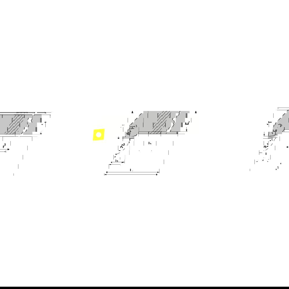 Indexable Turning Toolholders; Toolholder Style: SCLCR ; Lead Angle: 95.000 ; Insert Holding Method: Screw ; Shank Width (Inch): 1 ; Shank Height (Inch): 1 ; Overall Length (Decimal Inch): 6.0000
