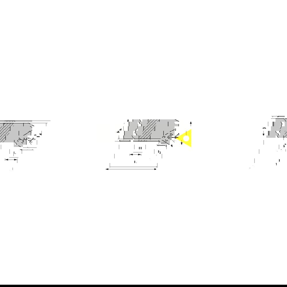 Indexable Turning Toolholders; Toolholder Style: STFCL ; Lead Angle: 90.000 ; Insert Holding Method: Screw ; Shank Width (Inch): 3/8 ; Shank Height (Inch): 3/8 ; Overall Length (Decimal Inch): 2.5000