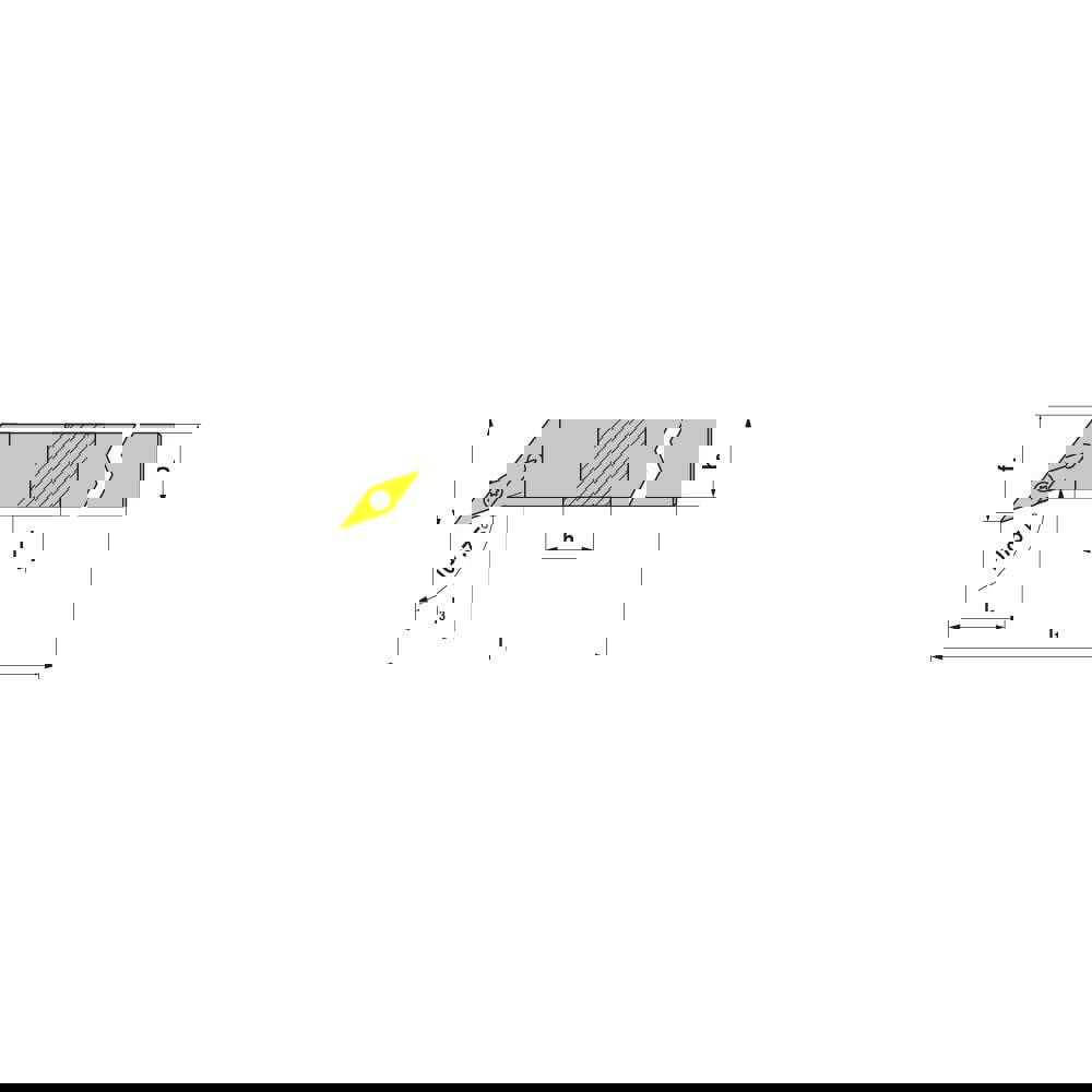 Indexable Turning Toolholders; Toolholder Style: SVHCR ; Lead Angle: 107.500 ; Insert Holding Method: Screw ; Shank Width (Inch): 3/4 ; Shank Height (Inch): 3/4 ; Overall Length (Decimal Inch): 4.5000