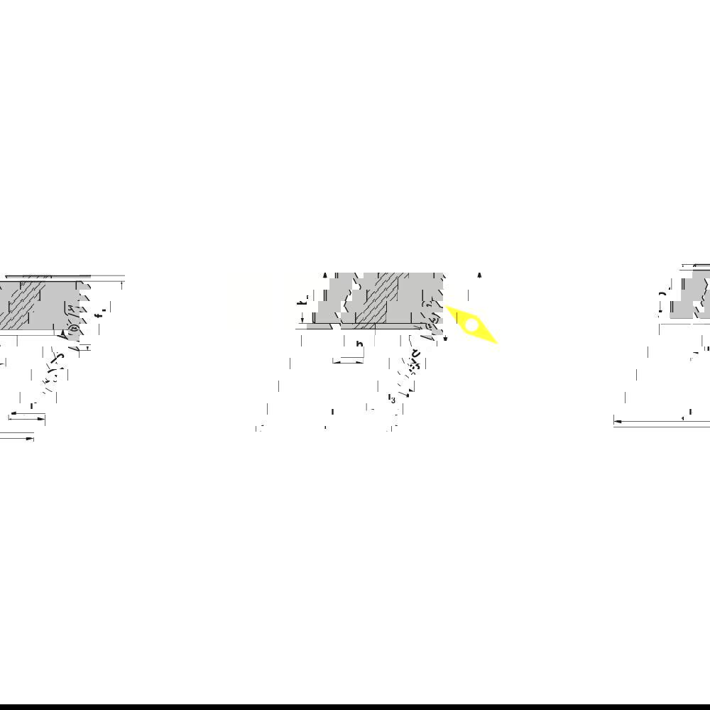Indexable Turning Toolholders; Toolholder Style: SVHCL ; Lead Angle: 107.500 ; Insert Holding Method: Screw ; Shank Width (Inch): 1 ; Shank Height (Inch): 1 ; Overall Length (Decimal Inch): 6.0000