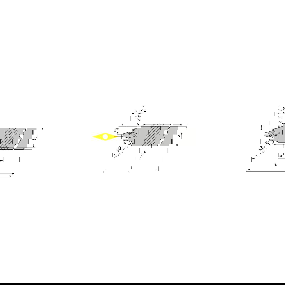 Indexable Turning Toolholders; Toolholder Style: SVVCN ; Lead Angle: 72.500 ; Insert Holding Method: Screw ; Shank Width (Inch): 1 ; Shank Height (Inch): 1 ; Overall Length (Decimal Inch): 6.0000