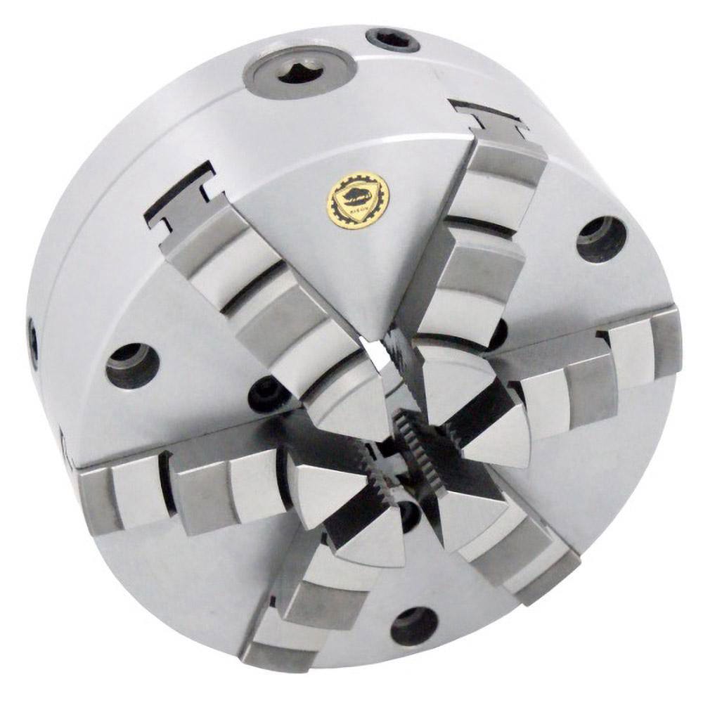 Self-Centering Manual Lathe Chuck: 6-Jaw, 9.84