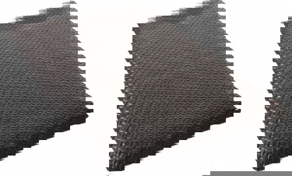 5 Ft. Long x 3 Ft. Wide x 9/16 Inch Thick, Vinyl Diamond Plate Surface Pattern, Electrically Conductive Antistatic Matting