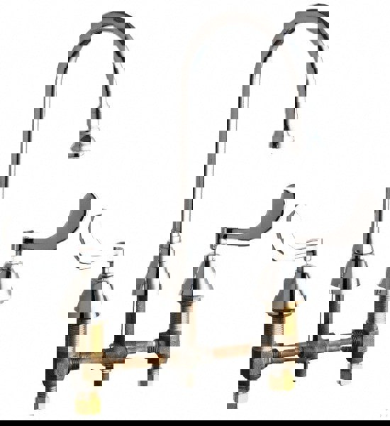 Wrist Blade Handle, Wide Spread Bathroom Faucet