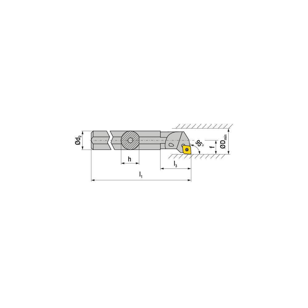 Indexable Boring Bar: S24V SCLCL 4, 1.78