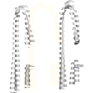 Single Handle Pull Down Kitchen Faucet in Spot Resist Stainless