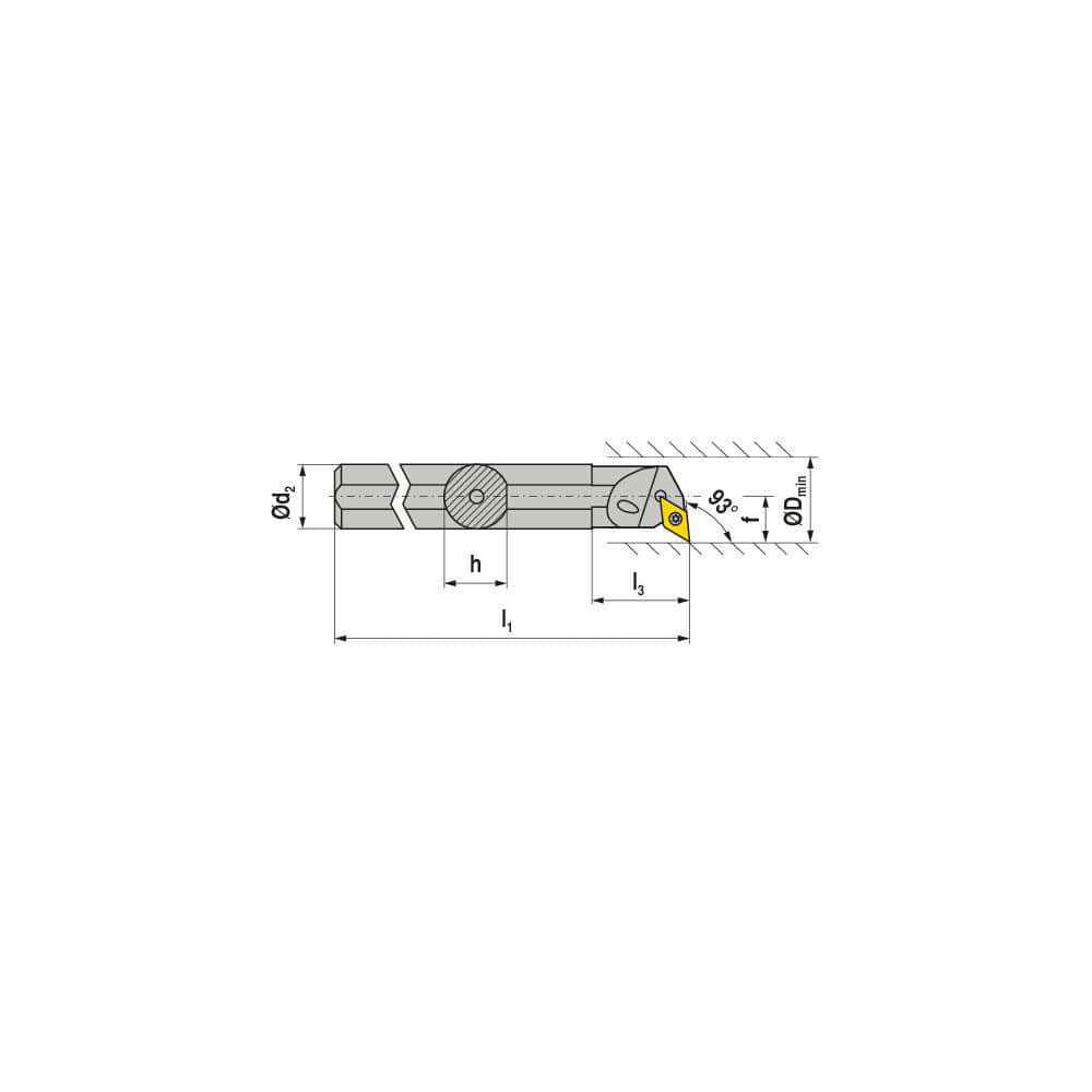 Indexable Boring Bar: S06M SDUCL 2, 3/4