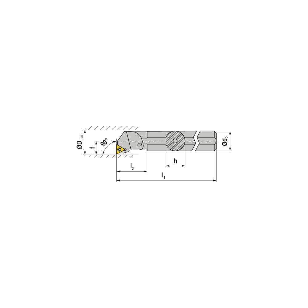 Indexable Boring Bar: S20U STFCR 3, 1.53