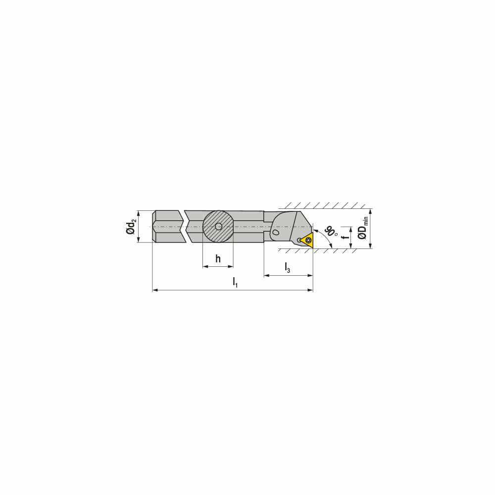 Indexable Boring Bar: S16T STFCL 3, 1.28