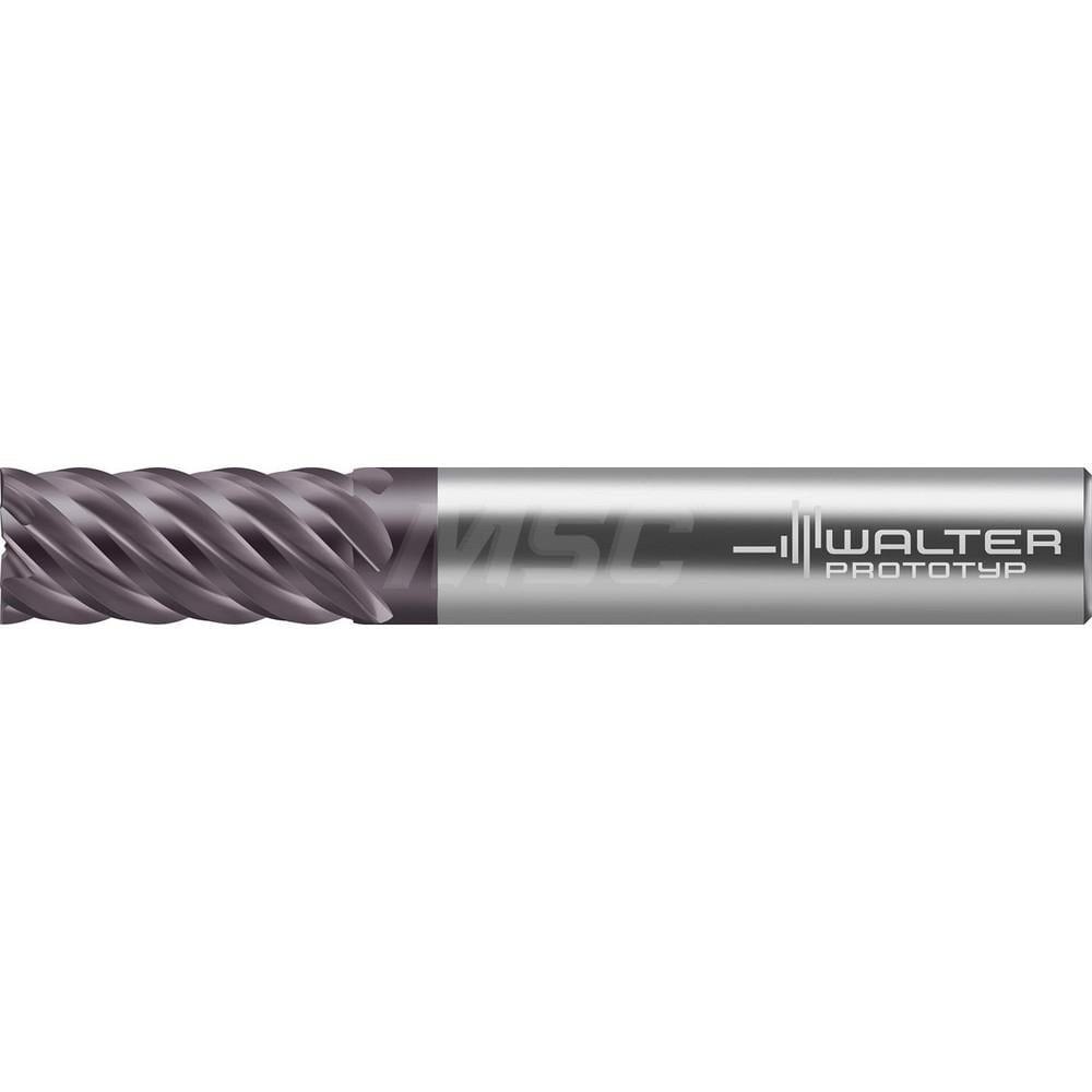 Square End Mill: 4 mm Dia, 4 Flutes, 11 mm LOC, Solid Carbide, 50 &deg; Helix