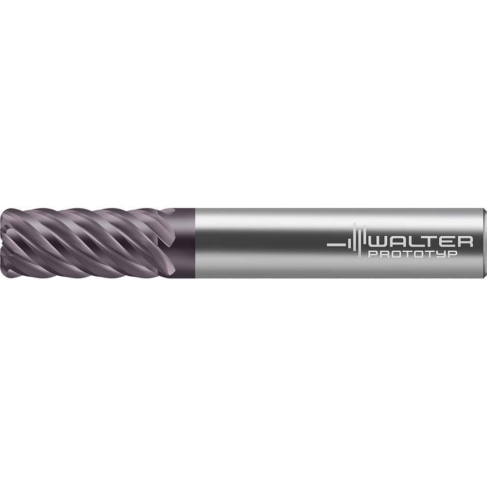 Corner Radius End Mill Head: 6 Flutes