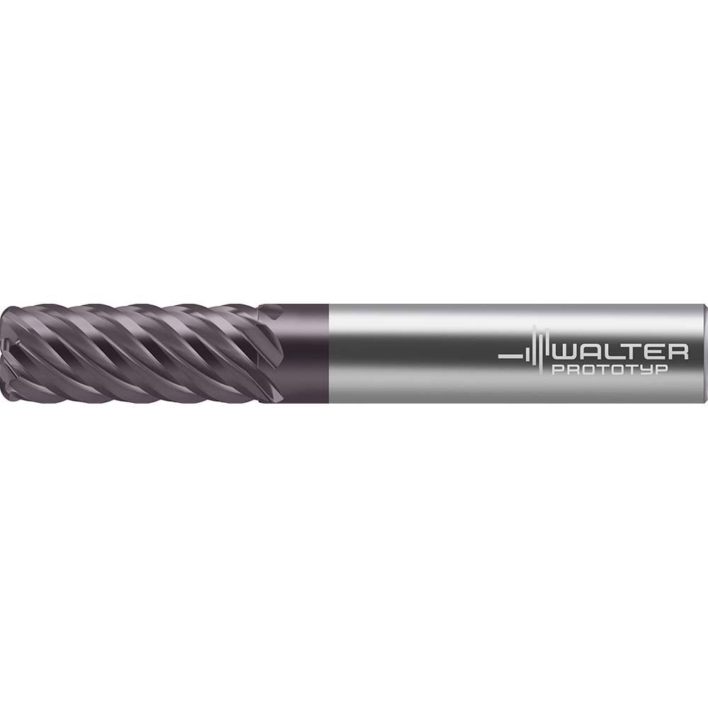 Corner Radius End Mill Head: 6 Flutes
