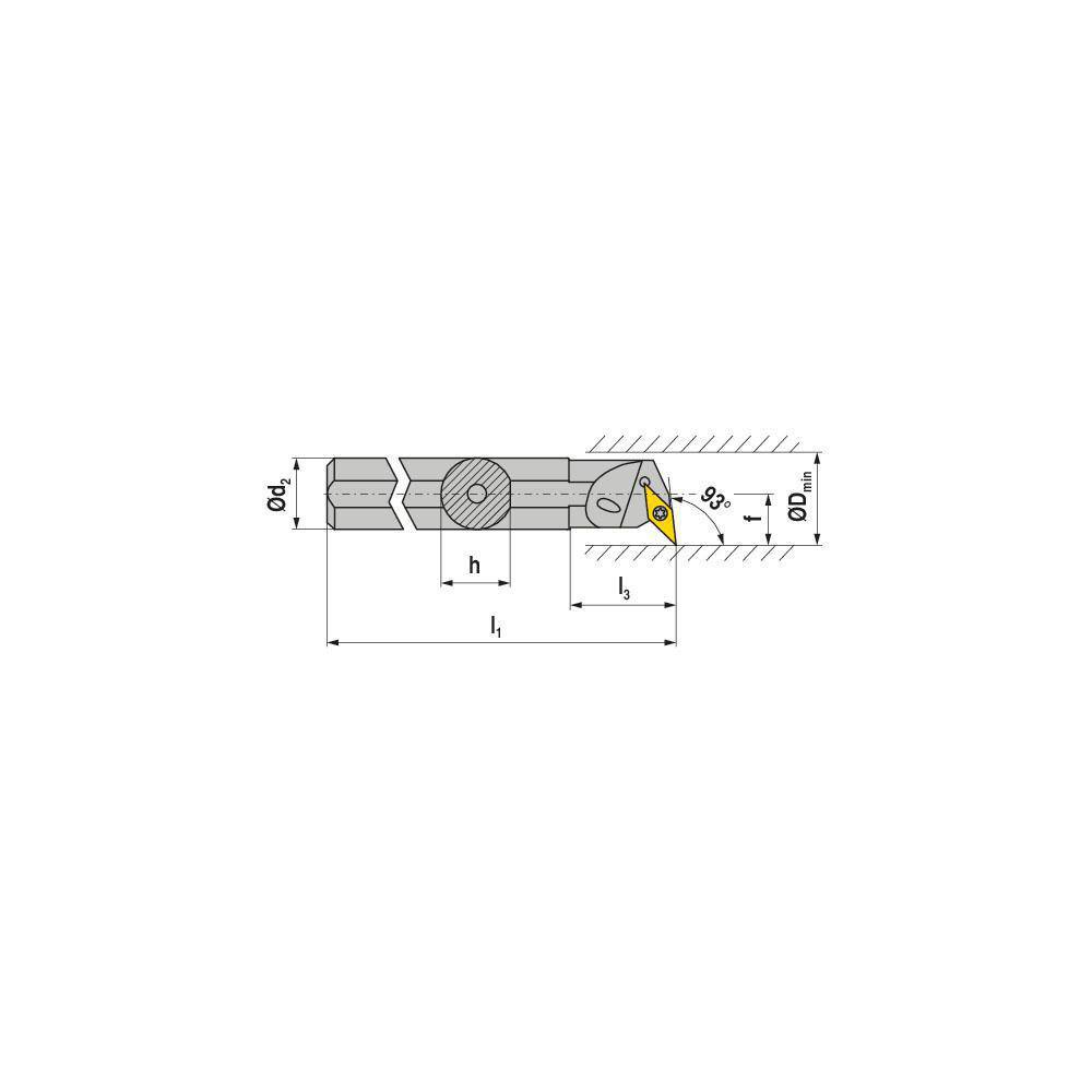 Indexable Boring Bar: S10R SVUCL 2E, 0.867